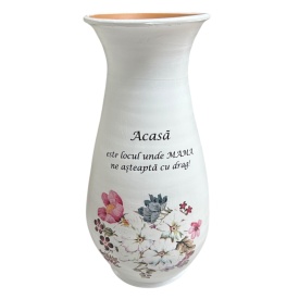 Vază decorativă albă