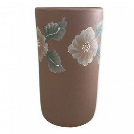 Vaza eleganta din ceramica,pictata manual, 24cm - Img 2