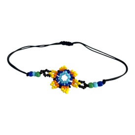 Bratara traditionala, reglabila, margele