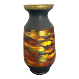 Vaza ceramica multicolora