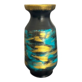 Vaza ceramica multicolora