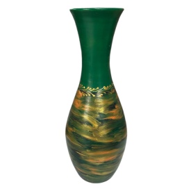 Vaza verde moderna din ceramica - Img 1