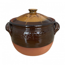 Oala din ceramica pentru sarmale marime uriasa, 16 litri