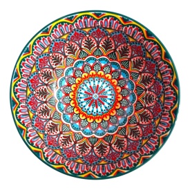 Set 6 boluri ceramice multicolore termorezistente, pentru servire si gatit la cuptor, 16 cm - Img 3
