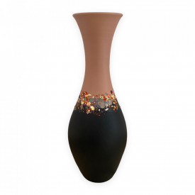 Vaza silueta din ceramica, modele unicat, 42 cm - Img 2