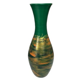 Vaza verde moderna din ceramica - Img 2