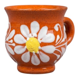 Canita,ceasca, din ceramica, pentru palinca, tuica, shot, traditionala, autentica