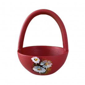 Cosulet rosu din ceramica