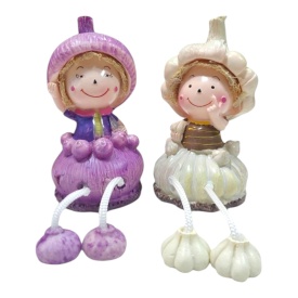 Set figurine decorative - Ceapa si usturoi