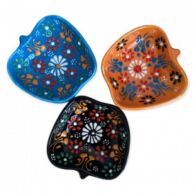 Tavita din ceramica, 9 cm , multicolor, lucrat manual