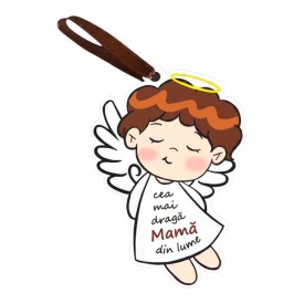 Cadou personalizat tip ingeras pentru mama, simbol al iubirii