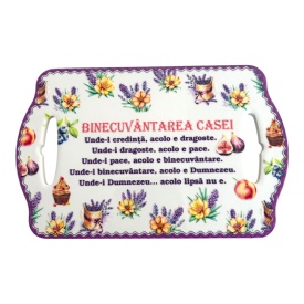 Suport pentru oala, placheta ceramica, binecuvantarea casei
