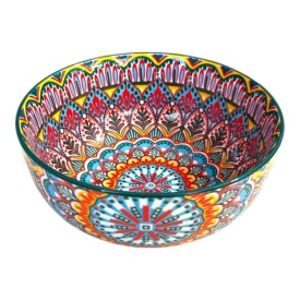 Set 6 boluri ceramice multicolore termorezistente, pentru servire si gatit la cuptor, 16 cm - Img 4