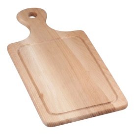 Tocator din lemn masiv 40x20 cm – platou servire, design ergonomic cu maner