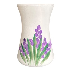 Vaza ceramica cu lavanda