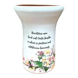 Vaza pentru bucatarie, alba