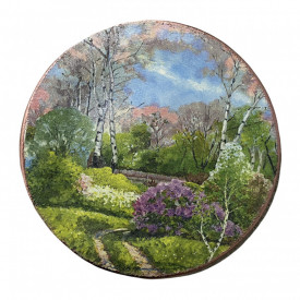 Farfurie ceramica cu peisaj