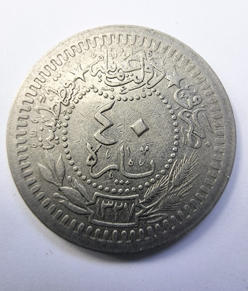 Imperiul Otoman - Sultan Mehmed V - 40 Para 1913