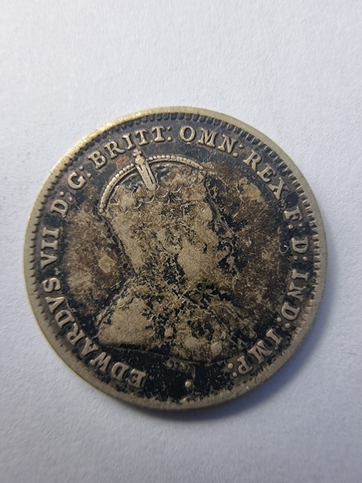 3 Pence – Australia – 1910 – Edward VII - Argint