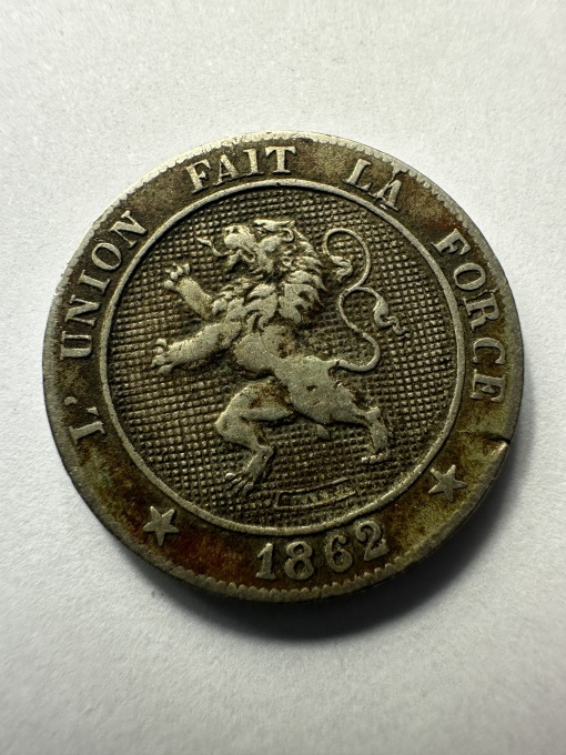 Belgia – 5 Centimes 1862 – Leopold I