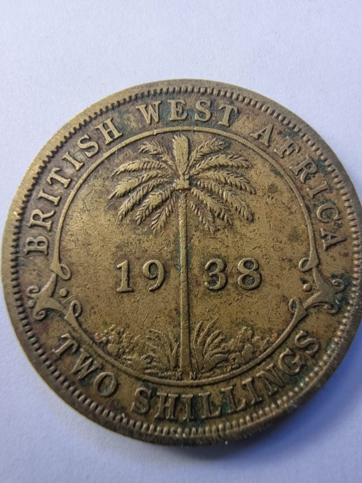 2 Shillings 1938 - British West Africa - George V