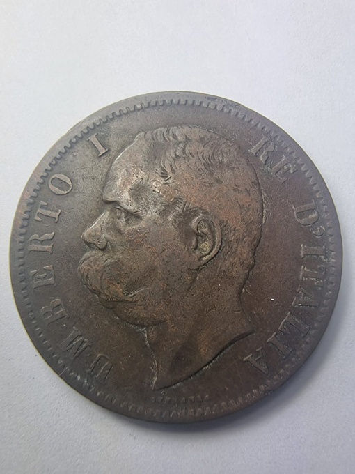 🇮🇹 10 Centesimi 1894 – Regatul Italiei, Regele Umberto I