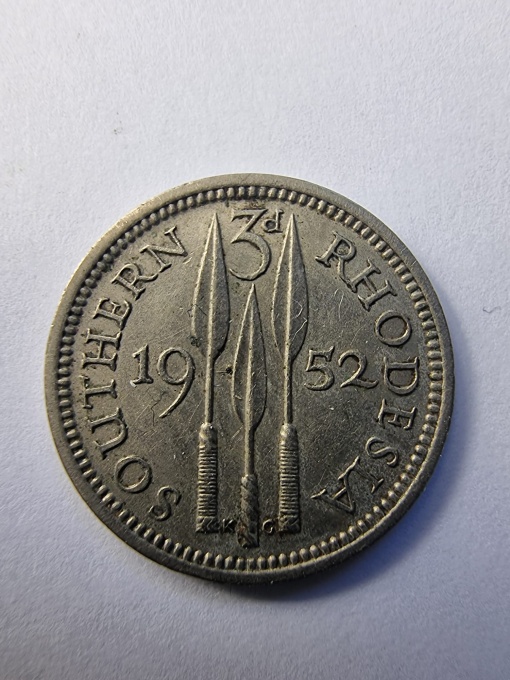 3 Pence 1952 - Southern Rhodesia – George V