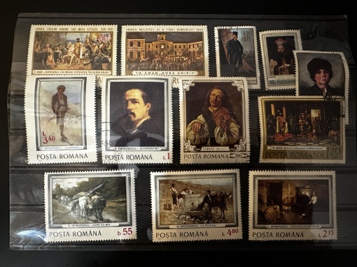 🎨 Colecție Timbre Românești – Istorie și Artă (picturi & evenimente istorice) 🇷🇴