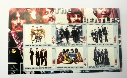 Bloc Filatelic (Coliță) Côte d’Ivoire – The Beatles (2003)