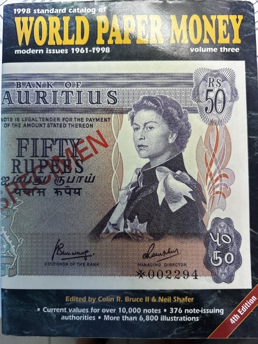 🔍 Standard Catalog of World Paper Money – Modern Issues (1961–1998) 📌 Ediția a 4-a • Volumul III • Krause Publications