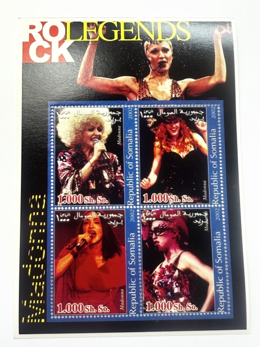 Bloc Filatelic (Coliță) Somalia – Madonna (2002)
