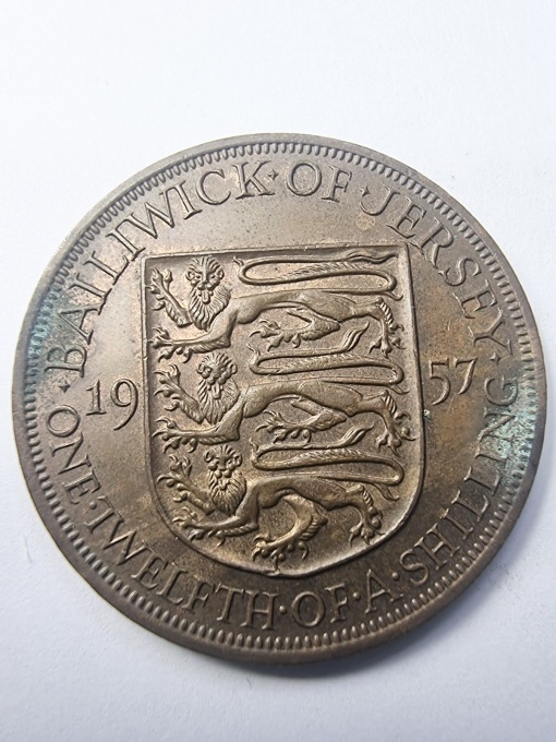 Jersey - Elisabeth II - 1/12 Shilling 1957