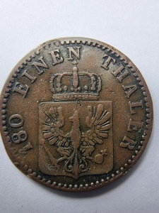 2 Pfennige 1864, Prusia (Regatul Prusiei) - Img 2