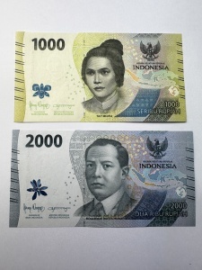 Bancnota Indonezia - 1000/2000 Rupiah 2022