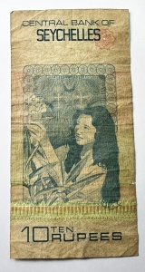 Bancnota Seychelles - 10 Rupees ( 1976-1990 ) - Img 2