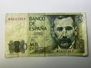 Bancnota Spania - 1000 Pesetas 1979