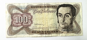 Bancnota Venezuela - 100 Bolivares 1992