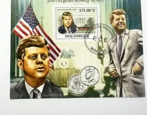 Bloc filatelic Mozambique 2009 – John F. Kennedy 175 MT