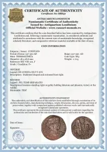 CONSTANS - AUGUSTUS ( 337-350 AD ) - THESSALONICA - Moneda Antica Romana - Img 3