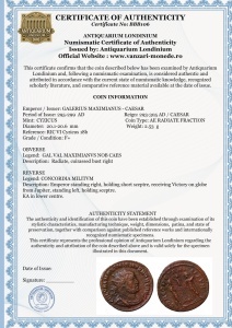 GALERIUS MAXIMIANUS - CAESAR ( 295-299 AD ) - Moneda Antica Romana - Img 3