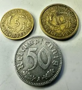 GERMANIA - 5/10/50 REICHSPFENNIG ( 1935-1936)