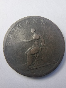 Half Penny 1807 - GEORGE III - MAREA BRITANIE - Img 2