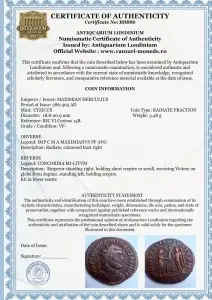 MAXIMIAN HERCULIS ( 286-305 AD ) - CYZICUS - Moneda Antica Romana - Img 3
