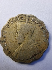 Moneda Coloniala - 1 Anna – India Britanică – 1919, -George V - Img 2