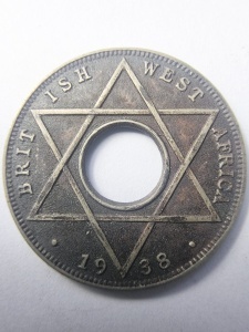 Moneda Coloniala - Africa de Vest Britanica - George VI - 1/10 Penny 1938 - Img 2
