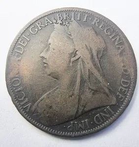 Moneda Regatul Unit - Victoria - 1 Penny 1901