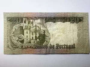 Portugalia - 20 Escudos 1964 - Img 2