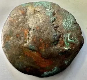 - RARA - VESPASIAN ( 71-72 AD ) - ALEXANDRIA -Moneda Antica Romana - Img 2