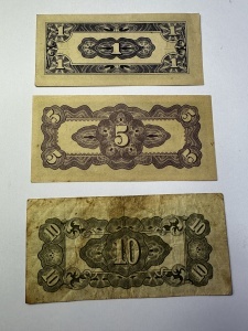 Set Bancnote - Malaya - Ocupatie Japoneza - 1/510 Cents 1942 - Img 2