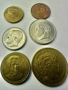 SET MONEDE - GRECIA - 1/2/5/10/20/100 Drachme - Img 2